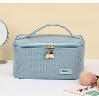 Kozmetická taška - kufrík, modrý