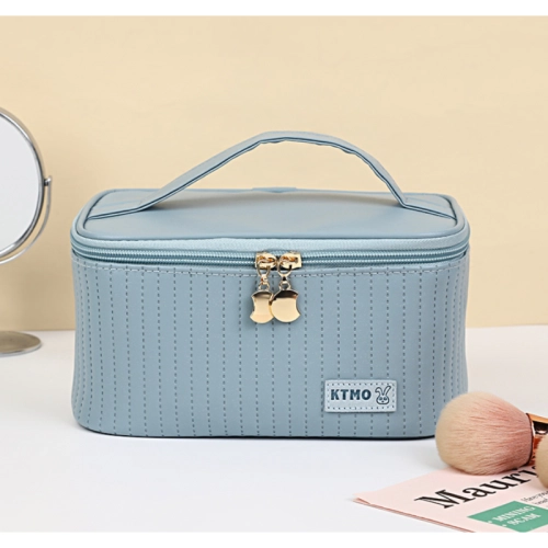 Kozmetická taška - kufrík, modrý