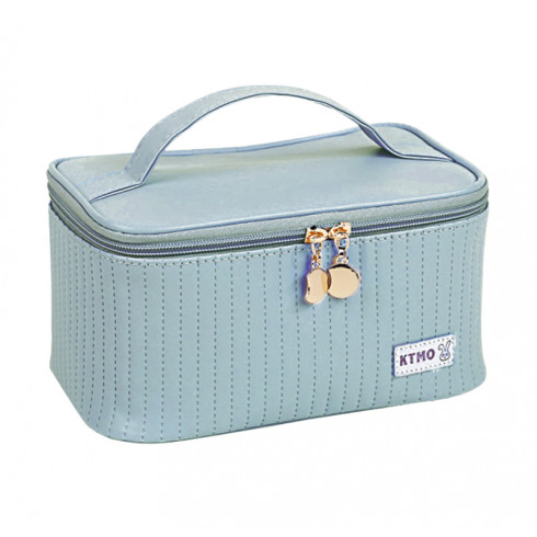 Kozmetická taška - kufrík, modrý