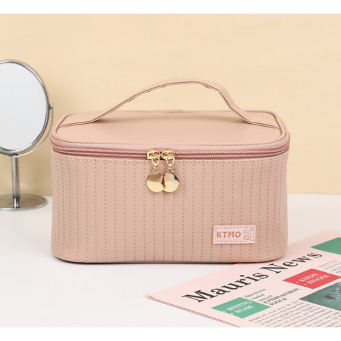 Kozmetická taška - kufrík, ružový