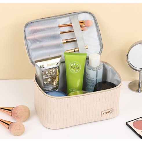 Kozmetická taška - kufrík, ružový