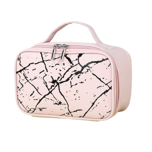 Kosmetická taška - růžová mramor