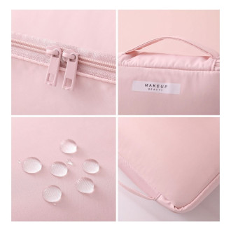Kozmetická taška s puzdrom  - púdrovo ružová