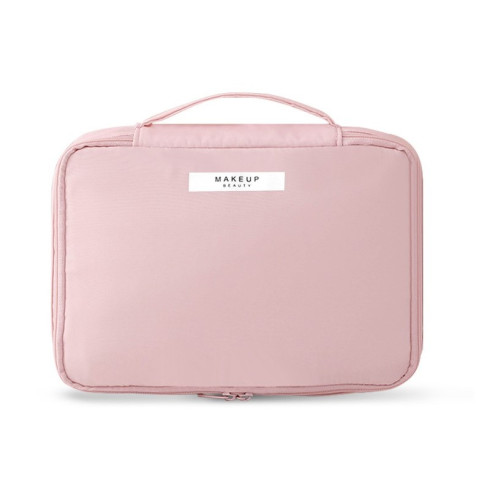 Kozmetická taška s puzdrom  - púdrovo ružová