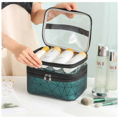 Kozmetická taška - zelená