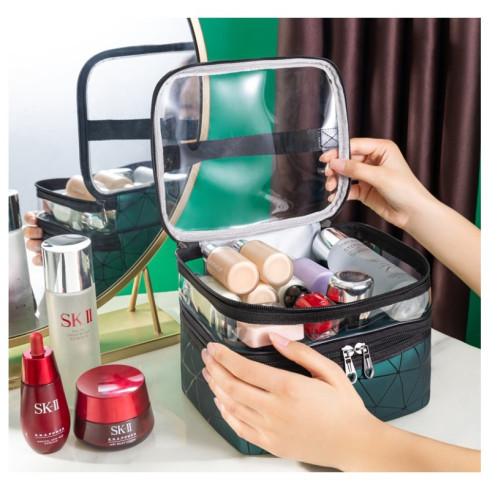 Kozmetická taška - zelená