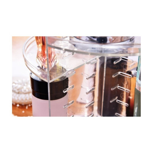 Kozmetický organizér - priehľadný