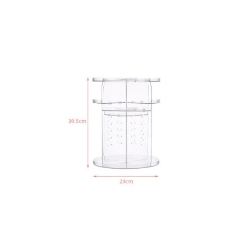 Kozmetický organizér - priehľadný