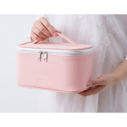 Kufrík - kozmetická taška na kozmetiku, ružová
