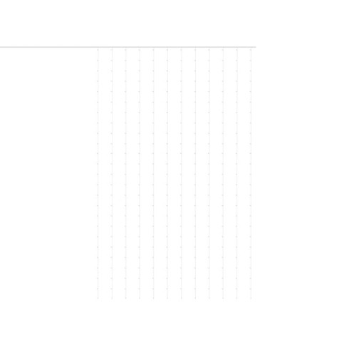 LED svetelný záves 290cm - teplá biela