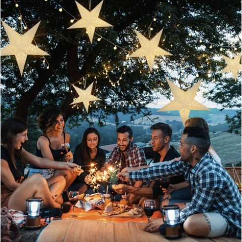 LED svietiaca hviezda 50 cm