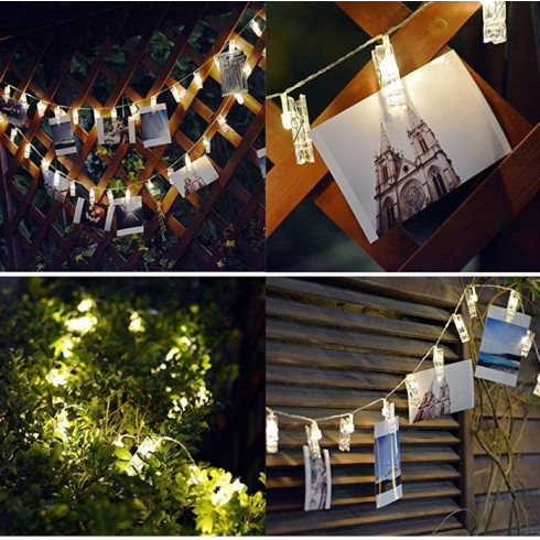 LED svítící kolíčky na fotky - 180 cm