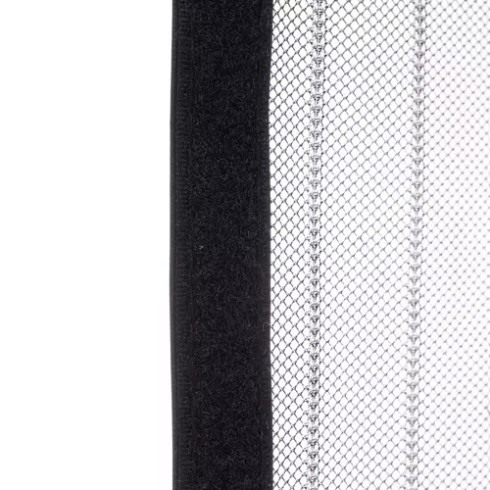 Moskytiéra do dverí s magnetmi - 100x210 cm čierna