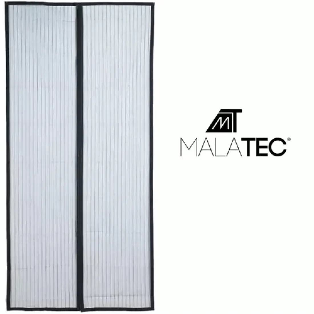 Moskytiéra do dverí s magnetmi - 100x210 cm čierna