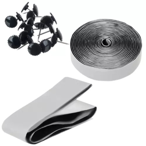 Moskytiéra do dverí s magnetmi - 100x210 cm čierna