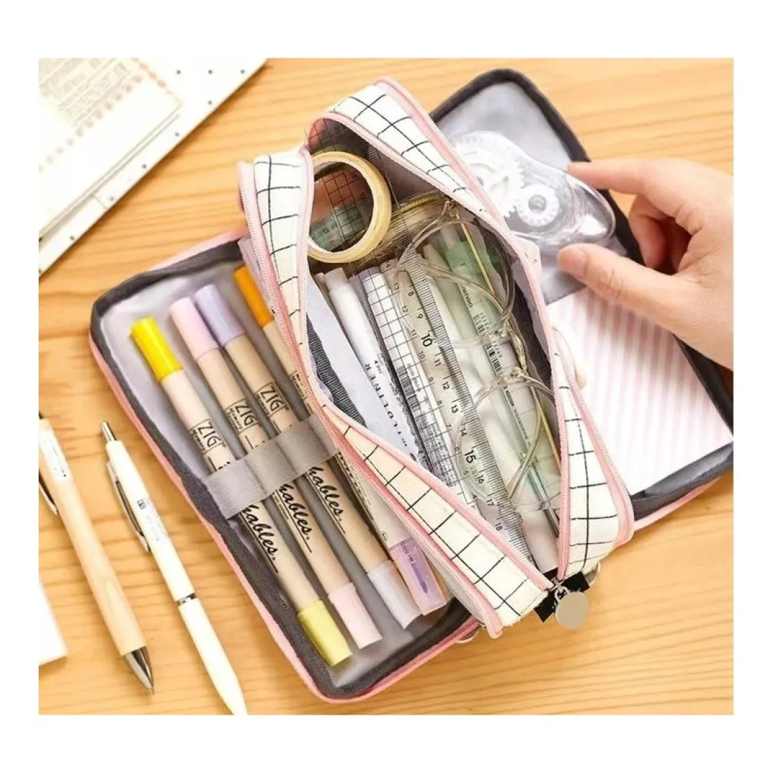 Multifunkčný organizér - peračník, 3 priehradky