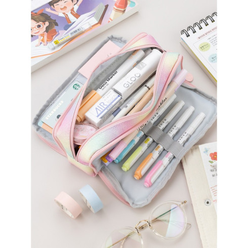 Multifunkční organizér - penál, barevný