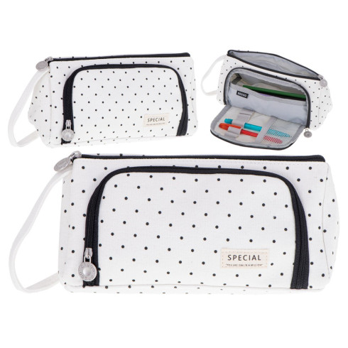 Multifunkčný organizér - peračník / toaletná taška, biela