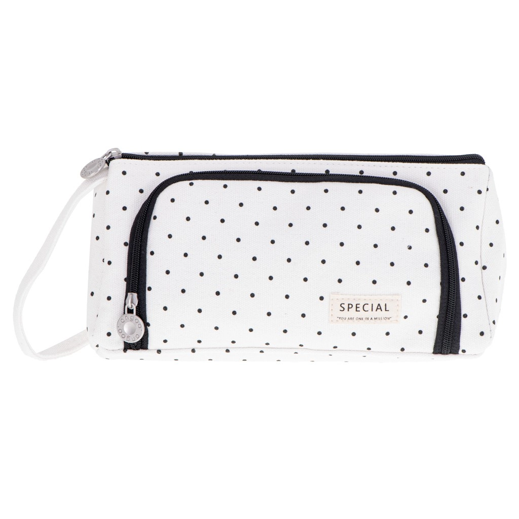 Multifunkční organizér - penál / toaletní taška, bílý