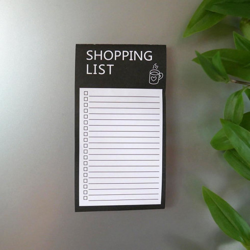 Nákupný zoznam na chladničku s  magnetom