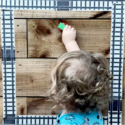 Nalepovací železnice