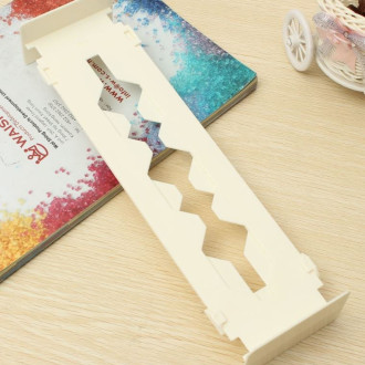 Nastaviteľná prepážka do zásuvky - biela