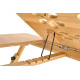 Nastaviteľný stolík na notebook, bambusový
