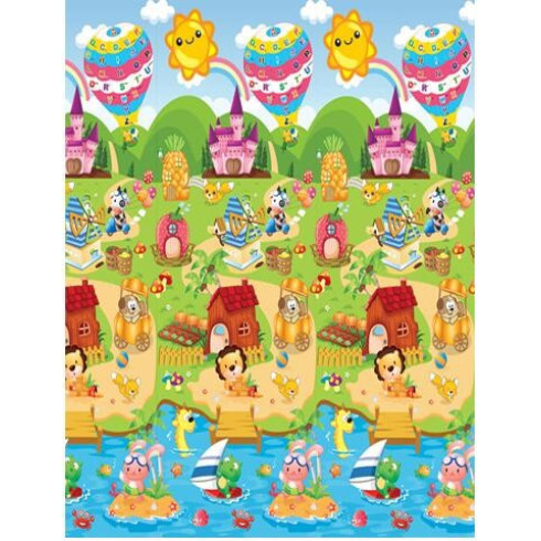 Obojstranná detská podložka Safari 180x120 cm