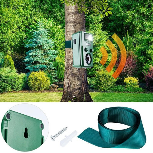 Solárny odpudzovač zvierat - 6 režimov 