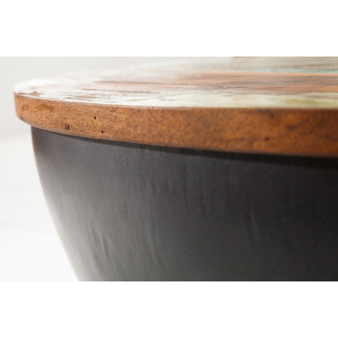 Okrúhly konferenčný stolík Jakarta 70 cm - sivý