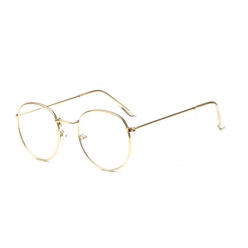 Brýle čiré - zlaté