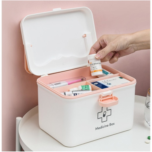 Organizér - box na lieky, biely Organizér - box na lieky, biely