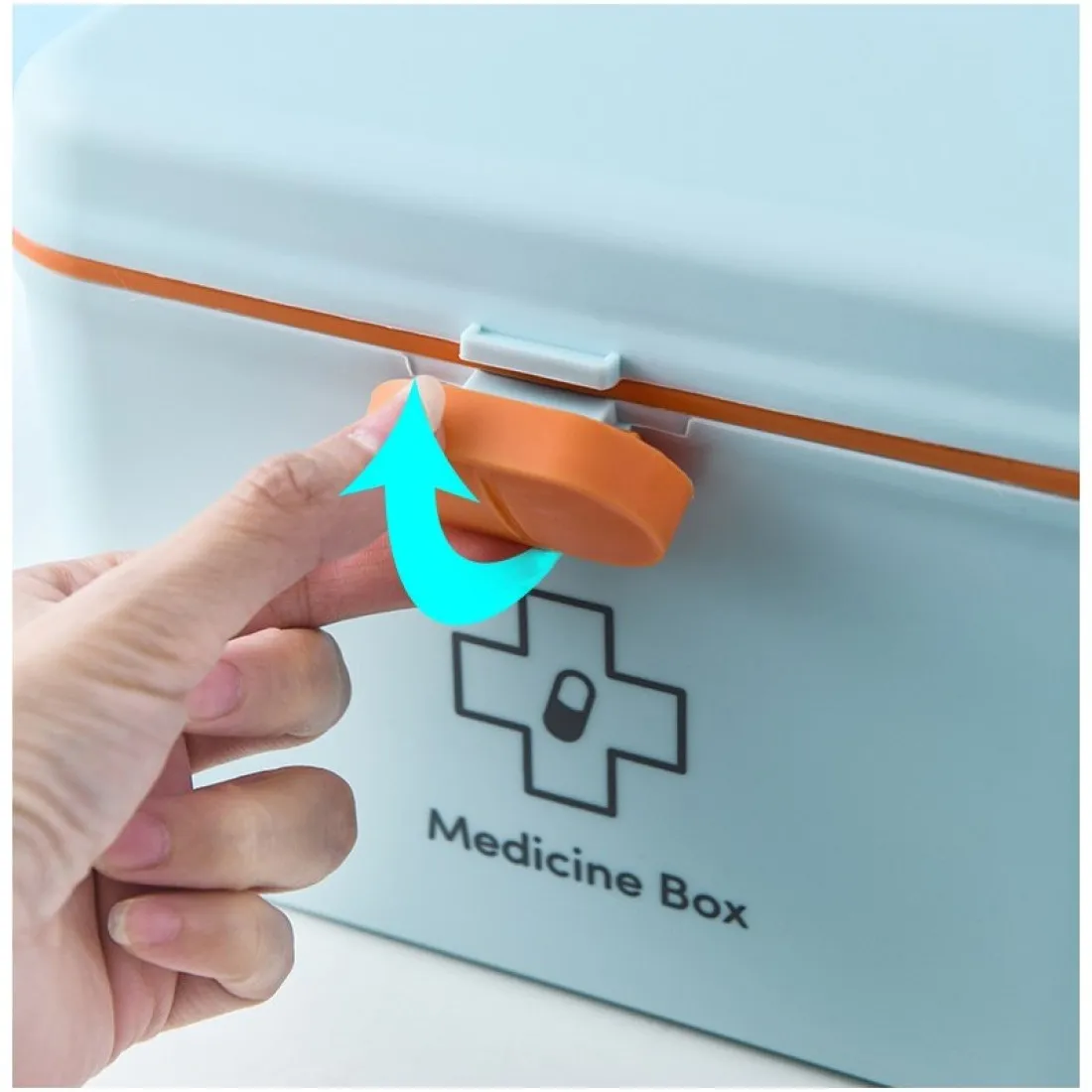 Organizér - box na lieky, biely