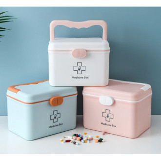 Organizér - box na lieky, modrý