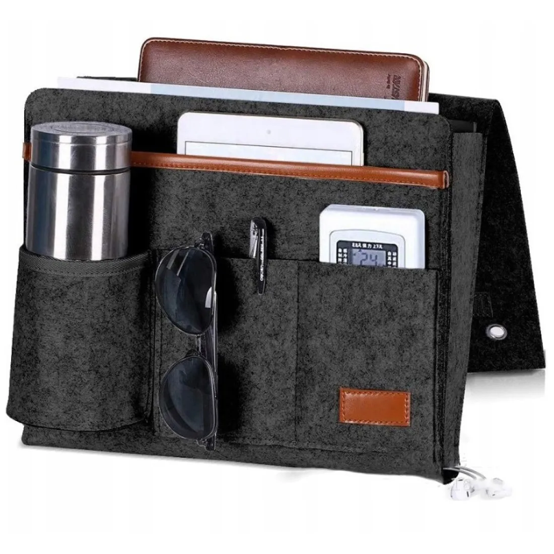 Organizér - černá plsť