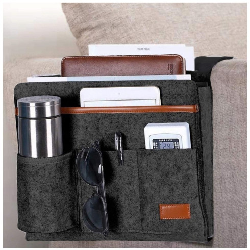 Organizér - černá plsť