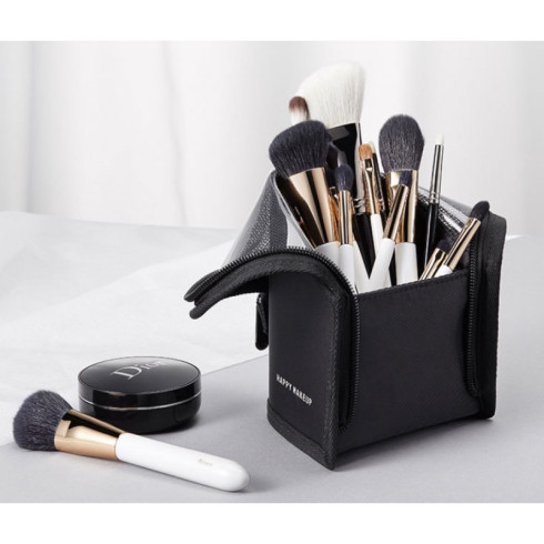 Organizér - kozmetická taška na štetce, čierna