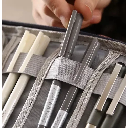 Organizér pro kabely - šedý