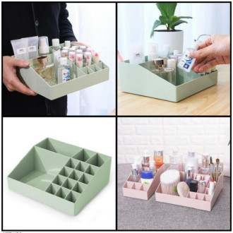 Organizér na kozmetiku a bižutériu - zelený