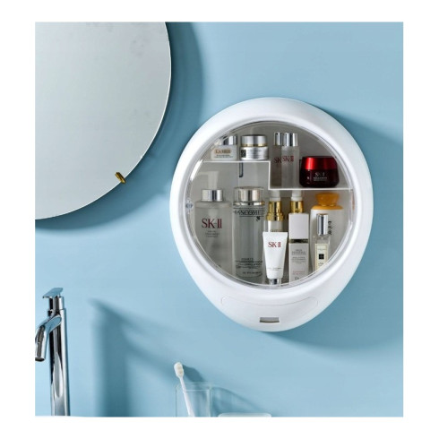 Organizér pro kosmetiku a šperky - bílý