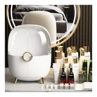 Organizér na kozmetiku a šperky XL - biely