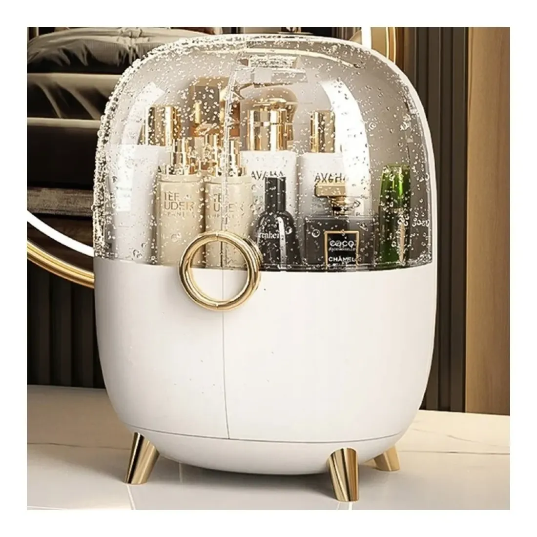 Organizér na kosmetiku a šperky XL - bílý