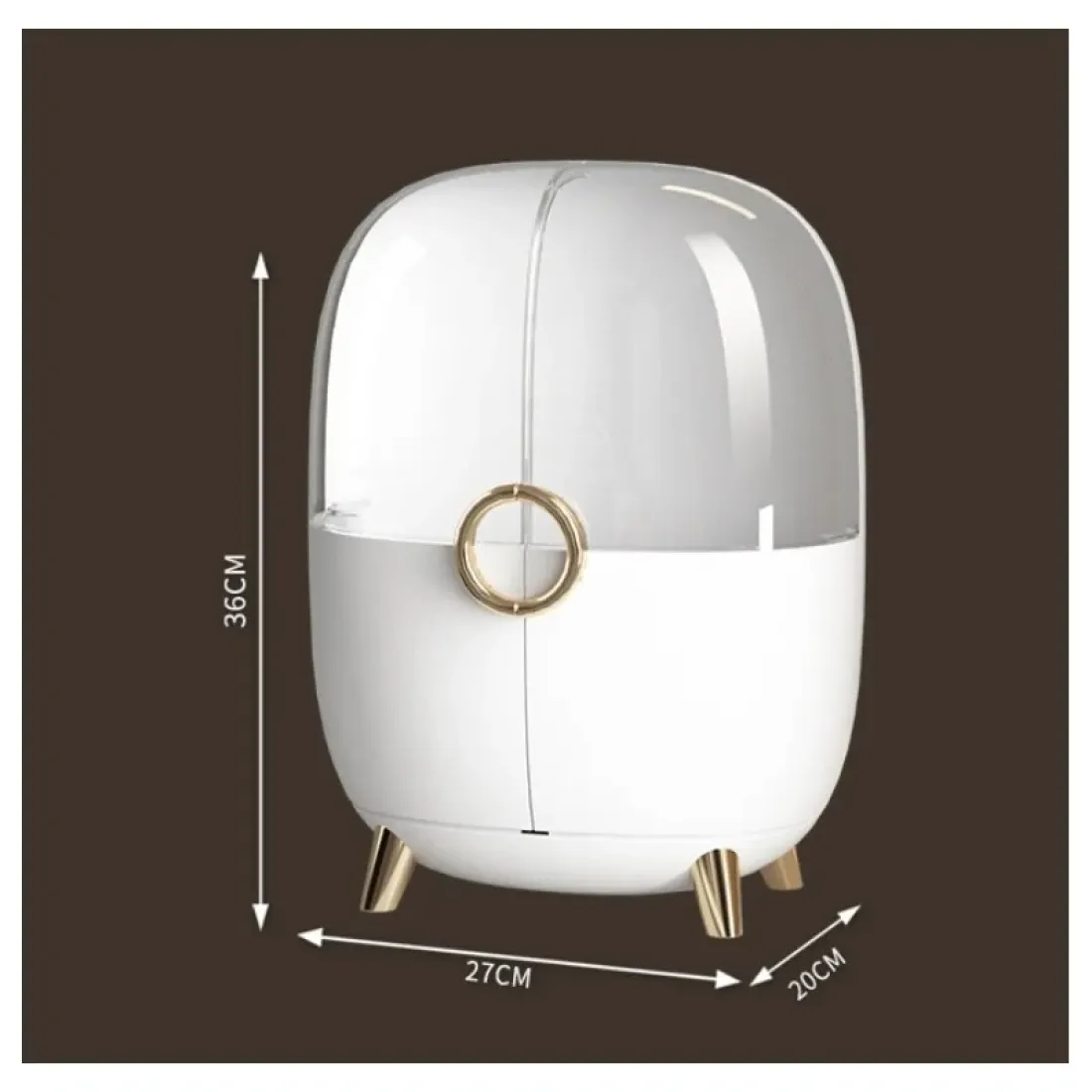 Organizér na kosmetiku a šperky XL - bílý