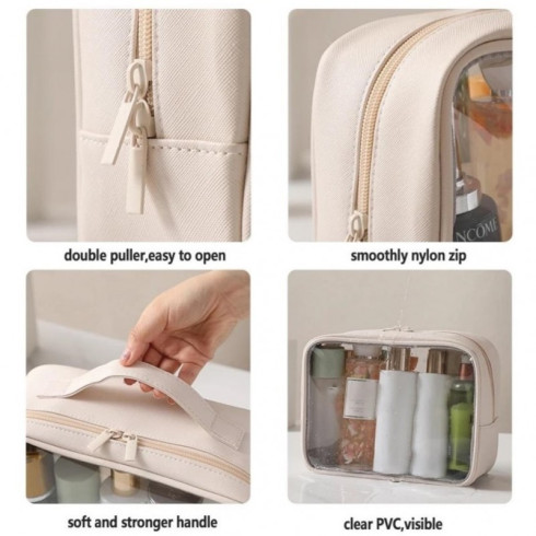 Organizér na kozmetiku - ružový