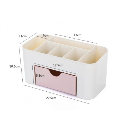 Organizér na kosmetiku s šuplíky