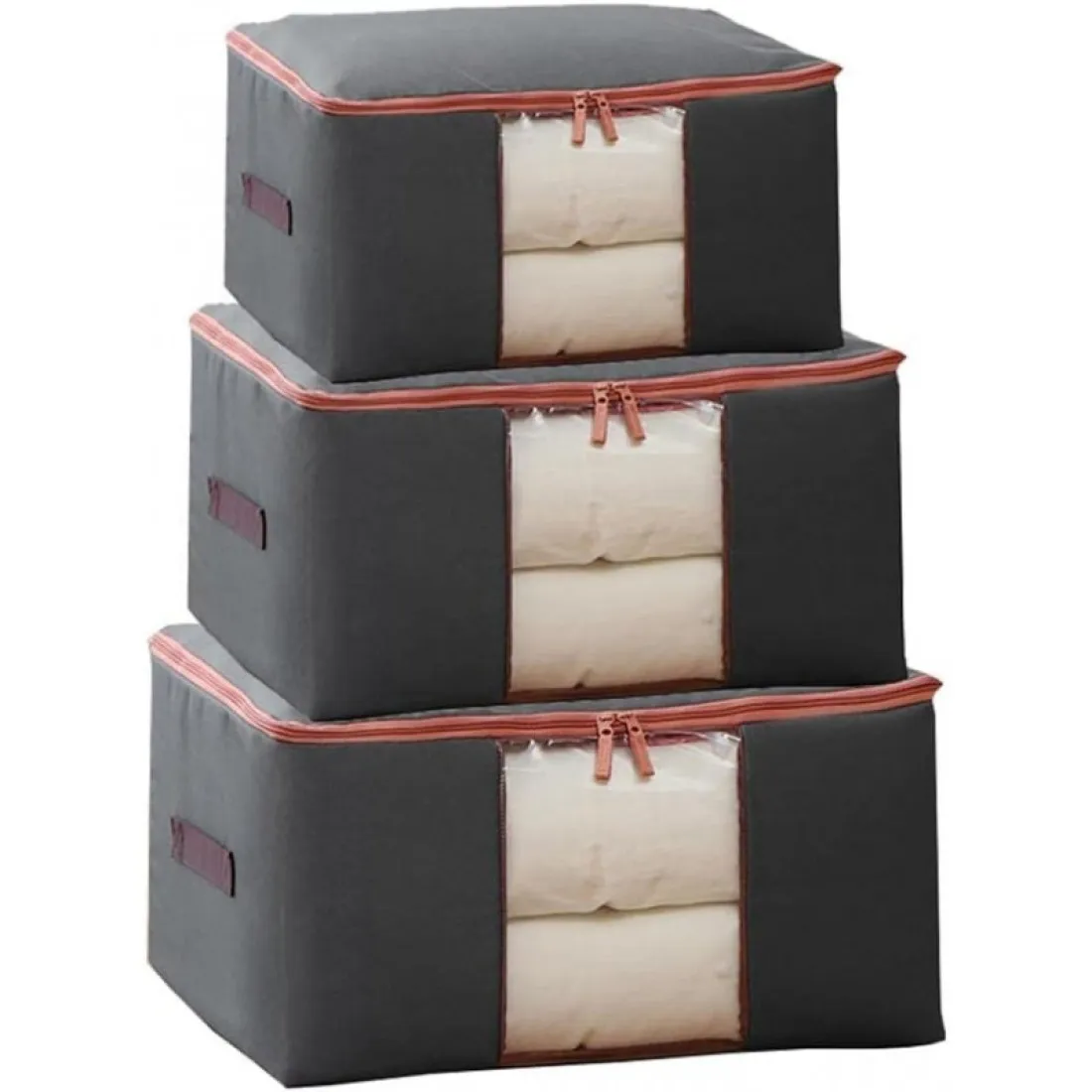 Organizér na oděvy a prádlo XL - šedý