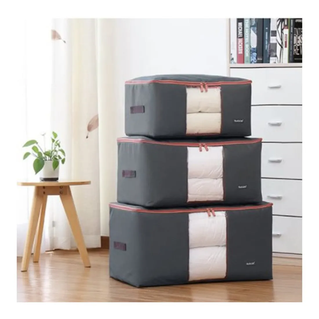 Organizér na oděvy a prádlo XL - šedý