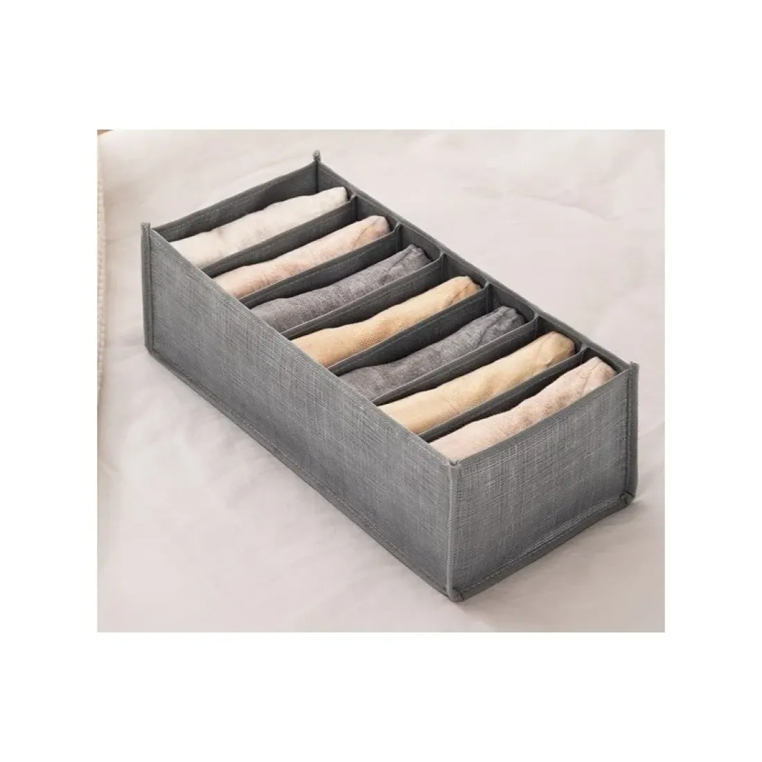 Organizér na oblečenie do skrine - 1 ks, šedý