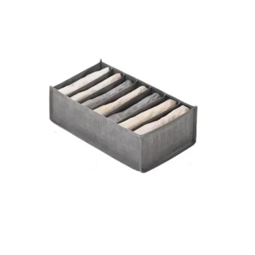 Organizér na oblečení do šatníku - 1 kus, šedý