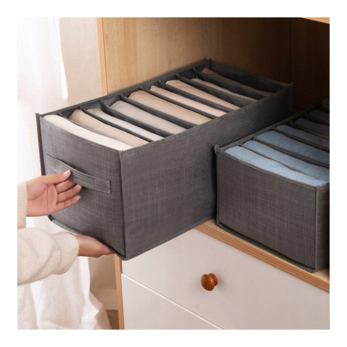 Organizér na oblečenie do skrine 44 cm, šedý